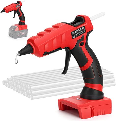 Buy Mtiolhig Cordless Hot Glue Gun For Milwaukee M18 Battery Handheld Electric Power Battery