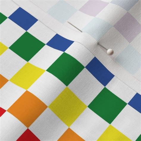 Pride 2023 Checkerboard Fabric Spoonflower