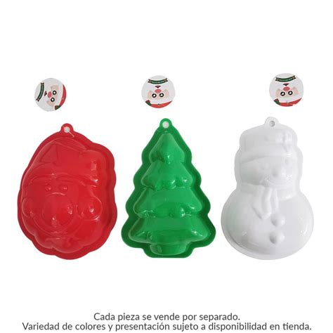 Molde Para Gelatina De Navidad Varios Modelos Pza Walmart