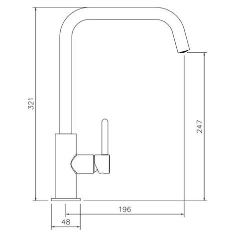 Abode Althia Single Lever Kitchen Mixer Tap At