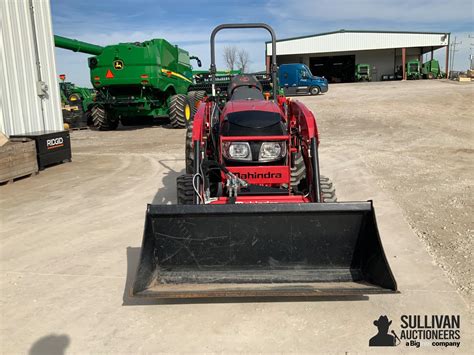 2021 Mahindra 1640 Mfwd Compact Utility Tractor Wloader Bigiron Auctions