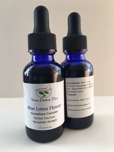 Products Blue Lotus Flower Herbal Tincture Wildcrafted Calming