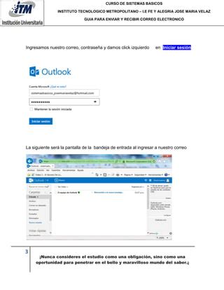 Pasos Para Enviar Y Recibir Correo Electronico Pdf