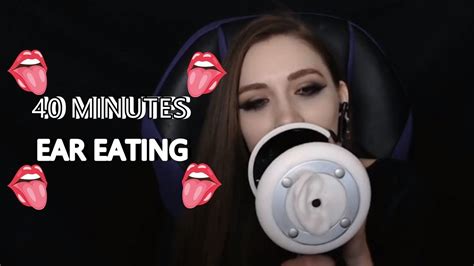 Video 40 Minutes Ear Eating Licking Nibbling ASMR Twitch ASMR