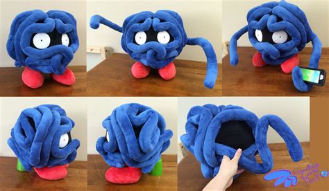 Tangela Pokemon Plush 14 Poseable Vines By Guardianearthplush On