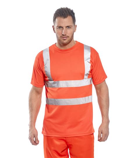 T Shirt Hi Vis Ris De Travail Orange Portwest Achat Vente Pas Cher