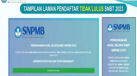 Selamat Cek Nama Peserta Lolos Utbk Berikut Cara Cek Nilai Snbt