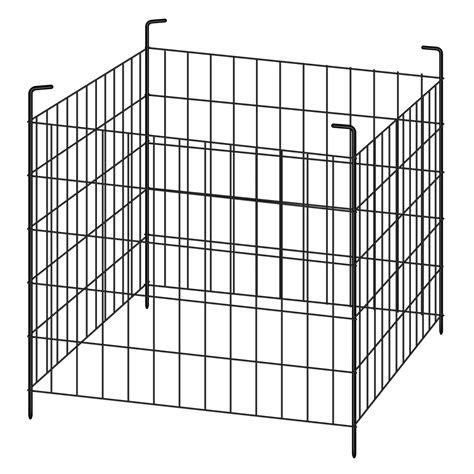 4 Pcs Barrier Sections Garden Fence Mesh Fences Landscape Border Panel