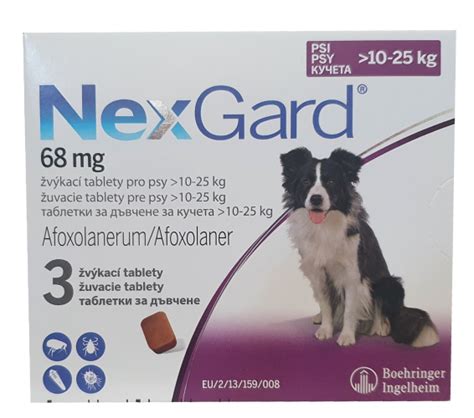 NexGard / Нексгард дъвчаща таблетка за кучета от 10 до 25 кг - 1 ...