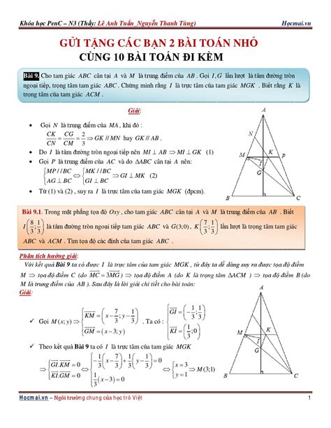 Trọng Tâm Tam Giác Cân Khái Niệm Và Cách Xác Định Chi Tiết