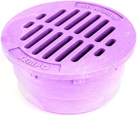 Premium Usa Made 3 Inch Outdoor Reclaimed Water Purple Round Flat
