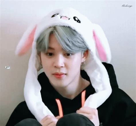 Cute Jimin GIF - Cute Jimin Hat - Discover & Share GIFs