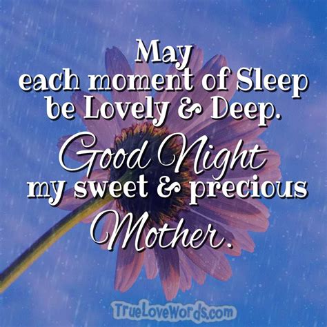 55 Good Night Messages For Mom True Love Words