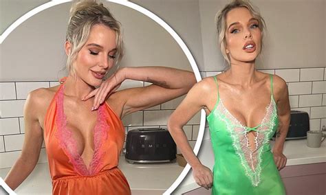 Helen Flanagan Exposes Her Surgically Enhanced Cleavage In Racy Lingerie