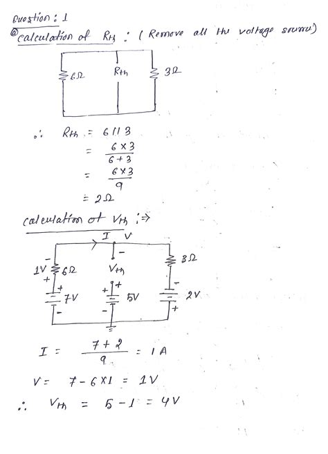 Solved Given The Following Circuit R R R V V V V