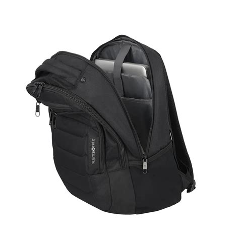 Mochila Samsonite Acceleration Titan Preto Viajante Moderno