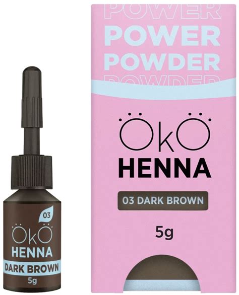 Oko Henna Pudrowa Do Brwi Dark Brown G Sklep Empik