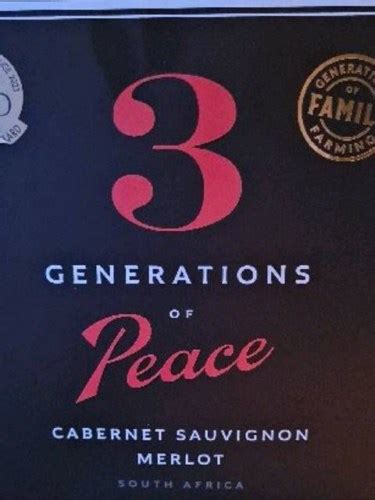 Andrew Peace Generations Of Peace Cabernet Sauvignon Merlot Vivino Us