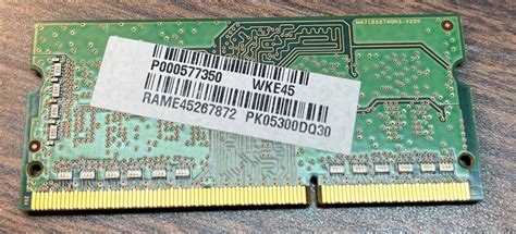 Samsung 2GB 1RX16 PC3L-12800S-11-13-C3 M471B5674QH0-YK0 Laptop Memory ...