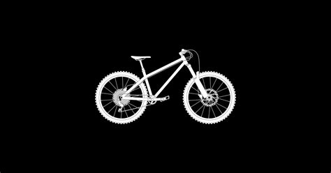 Hardcore Hardtail Blueprint Hardcore Sticker TeePublic