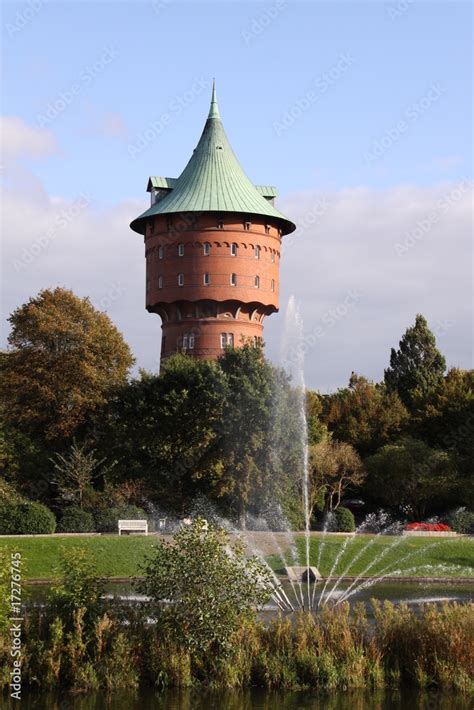 Wasserturm Im Stadtpark Von Cuxhaven Stock Photo Adobe Stock