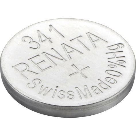 Pile Bouton 341 Oxyde D Argent Renata 15 MAh 1 55 V 1 Pc S V702671