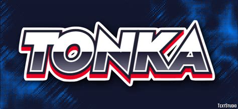 Tonka Text Effect And Logo Design Brand