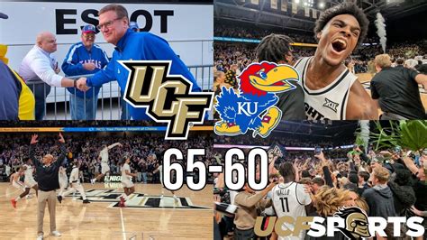 UCF Basketball Sights Sounds From The 65 60 Win Vs No 3 Kansas