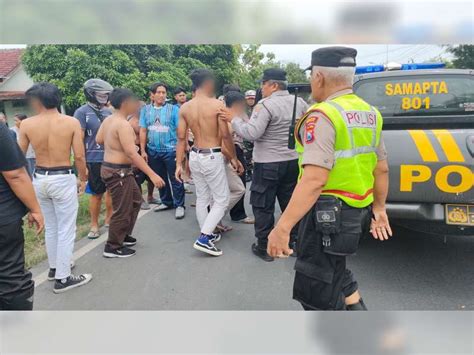 Tawuran Antar Pelajar Di Tuban Puluhan Siswa Diamankan Polisi