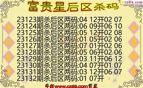 大乐透132期富贵星后区杀码图谜牛彩网