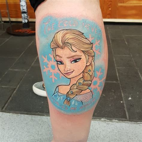 Elsa From Disney Film Frozen Tattoo By Ben Horrocks At Between The