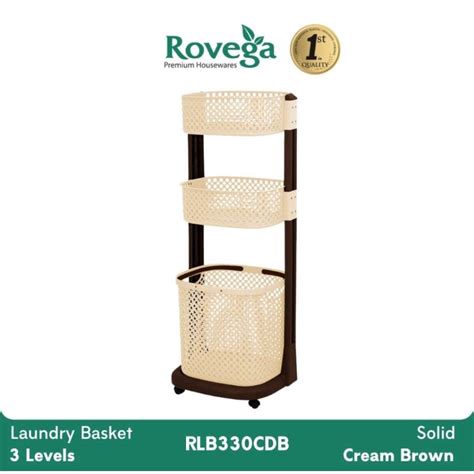 Jual Rovega Laundry Basket Level Rlb Cdb Rak Keranjang Baju