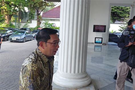 Ditanya Alasan Temui Heru Budi Di Balai Kota Jakarta Ridwan Kamil