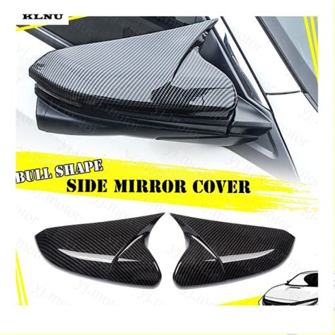 KLNU For 2016 2020 Honda Civic FC Side Mirror Cover Review Mirror