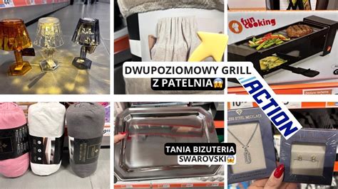 ACTION TANI GRILL Z PATELNIA TANIA BIŻUTERIA SWAROVSKI PROMOCJE