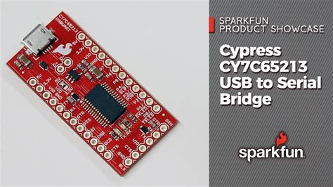 Cypress Cy7c65213 Usb To Serial Bridge Youtube