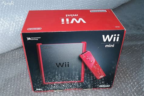 Console Nintendo Wii Mini Rouge T L Commande Wii Plus Rouge Manette