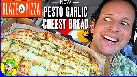 Blaze Pizza® Pesto Garlic Cheesy Bread Review 🔥🍕🧄🧀🥖 Peep This Out 🕵️‍♂️ Youtube