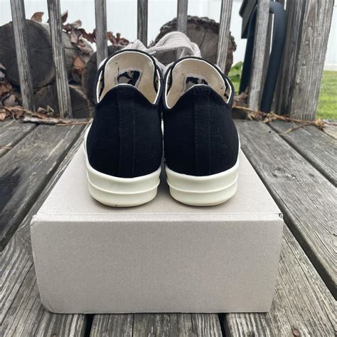 Rick Owens Jumbo Lace Lows Drkshdws Canvas Size Depop