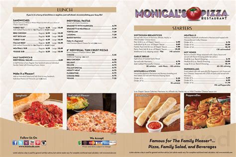 Monical S Pizza Of Gilman Menu In Gilman Illinois Usa