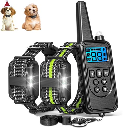 Yukefeng Collier De Dressage Pour Chien Rechargeable De Dresseur D