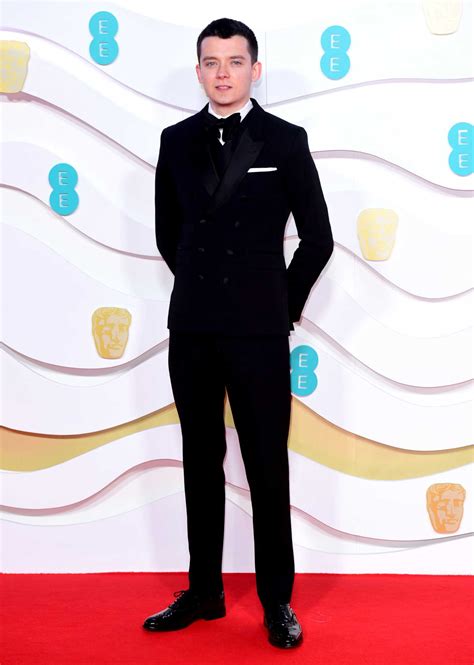 Asa Butterfield Attends 2020 EE British Academy Film Awards At Royal