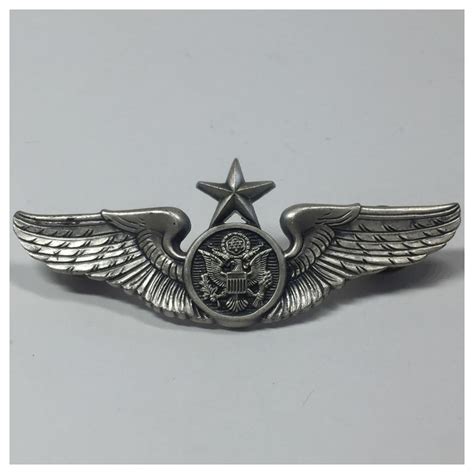 Wings Badge 3senior Aircrew Usaf Silver Sterling Nsmeyer Inc New York