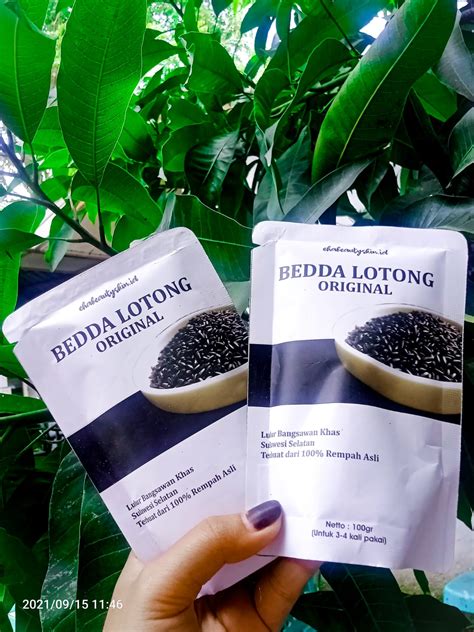 DISKON BEDDA LOTONG VIRAL Beda Lotong Lulur Hitam Original Berat