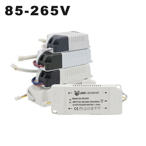 AC85-265V светодиодный драйвер три цвета постоянный ток 300 мА выход 1 ...