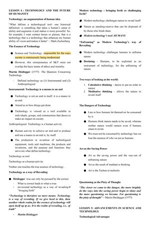 Introduction To Sts Sts Science Technology Society Module