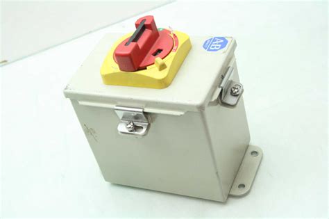 Allen Bradley E Fa E Rotary Enclosed Motor Disconnect Switch A