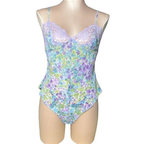 Victoria S Secret Intimates Sleepwear Vintage S Victorias Secret Lingerie Teddy Bodysuit