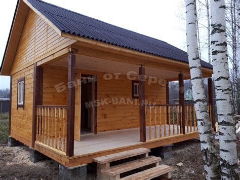Купить баню под ключ недорого. Баня из профилированного бруса с ...