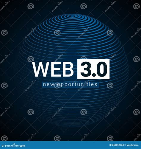 Web3 Background Blue Dark Wallpaper With Connected World Wide Web